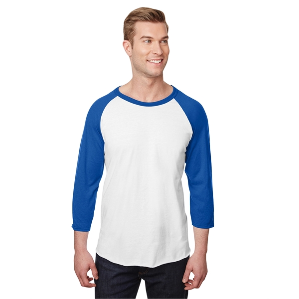 Jerzees Unisex Three-Quarter Sleeve Raglan T-Shirt