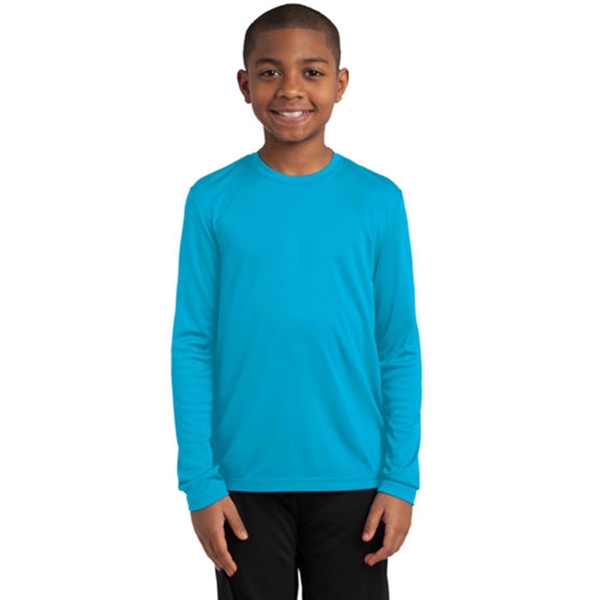 Sport-Tek Youth Long Sleeve PosiCharge Competitor Tee - Sport-Tek Youth Long Sleeve PosiCharge Competitor Tee - Image 0 of 18