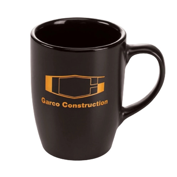 12 oz. 2-Tone/Black Matte Ceramic Mug - 12 oz. 2-Tone/Black Matte Ceramic Mug - Image 2 of 7