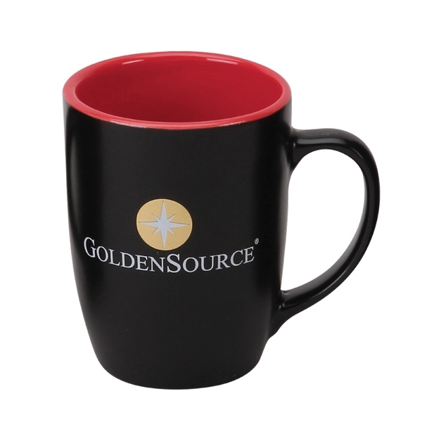 12 oz. 2-Tone/Black Matte Ceramic Mug - 12 oz. 2-Tone/Black Matte Ceramic Mug - Image 6 of 7