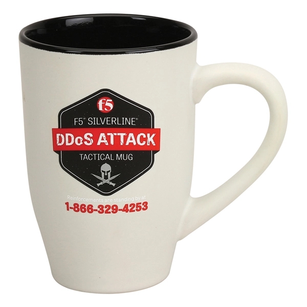 20 oz. 2-Tone/White Matte Ceramic Mug - 20 oz. 2-Tone/White Matte Ceramic Mug - Image 3 of 8