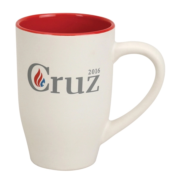 20 oz. 2-Tone/White Matte Ceramic Mug - 20 oz. 2-Tone/White Matte Ceramic Mug - Image 5 of 8