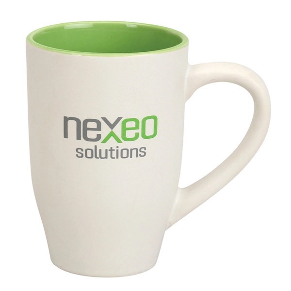 20 oz. 2-Tone/White Matte Ceramic Mug - 20 oz. 2-Tone/White Matte Ceramic Mug - Image 8 of 8