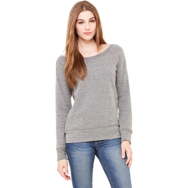 Bella + Canvas Ladies' Sponge Fleece Wide Neck Sweatshirt - Bella + Canvas Ladies' Sponge Fleece Wide Neck Sweatshirt - Image 0 of 4