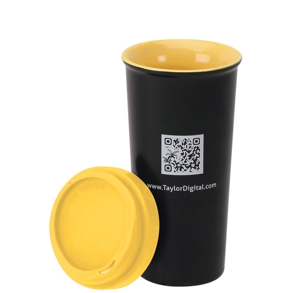 14 oz. Double Wall Two-Tone Mug - 14 oz. Double Wall Two-Tone Mug - Image 2 of 5