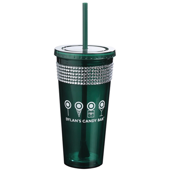 20 oz. Sparkle Bling Tumbler - 20 oz. Sparkle Bling Tumbler - Image 1 of 2