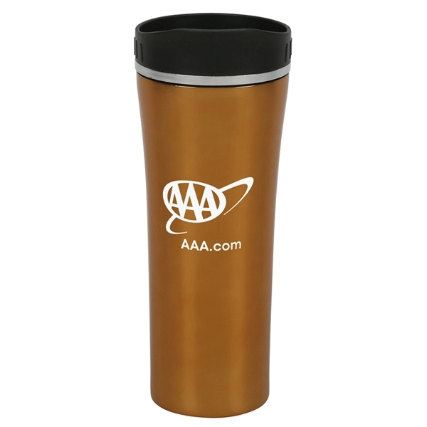 14 oz. Double Wall Stainless Copper/Black Matte Mug - 14 oz. Double Wall Stainless Copper/Black Matte Mug - Image 3 of 3