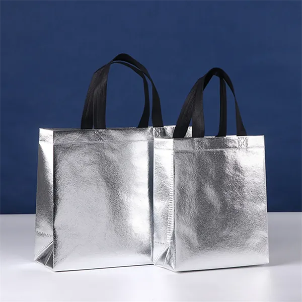 Laser Laminated Non-Woven Tote Bag - Laser Laminated Non-Woven Tote Bag - Image 1 of 10