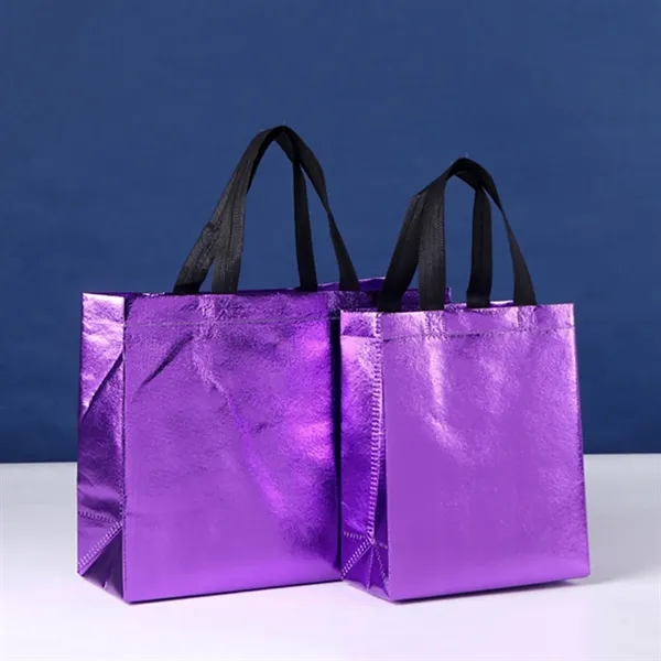 Laser Laminated Non-Woven Tote Bag - Laser Laminated Non-Woven Tote Bag - Image 4 of 10