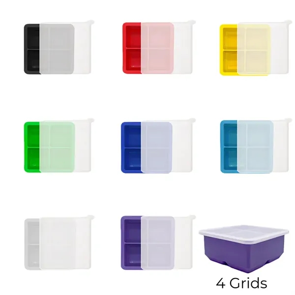 Multi-Grid Silicone Ice Mold for Beverage Cooling - Multi-Grid Silicone Ice Mold for Beverage Cooling - Image 2 of 5