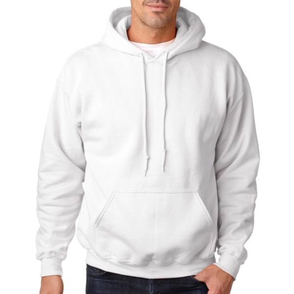 Gildan Adult Heavy Blend Hooded Sweatshirt - White - Gildan Adult Heavy Blend Hooded Sweatshirt - White - Image 0 of 0