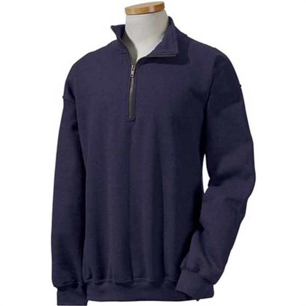 Gildan Heavy Blend 8 oz. Quarter-Zip Cadet Collar Sweatshirt - Gildan Heavy Blend 8 oz. Quarter-Zip Cadet Collar Sweatshirt - Image 0 of 5