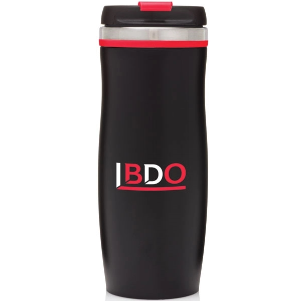 16 oz. Travel Stainless Vacuum Insulated Coffee Cup w/ lid - 16 oz. Travel Stainless Vacuum Insulated Coffee Cup w/ lid - Image 6 of 6