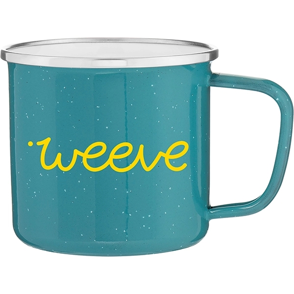 13 oz Whitney Single Wall Enamel Camper Coffee Mug - 13 oz Whitney Single Wall Enamel Camper Coffee Mug - Image 1 of 3
