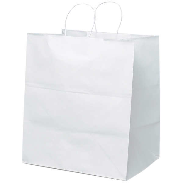 Brute - White Shopper - Flexo Ink Print
