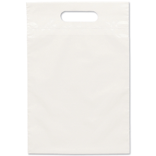 9 1/2W x 14H Eco Die Cut Bag - Flexo Ink Print - 9 1/2W x 14H Eco Die Cut Bag - Flexo Ink Print - Image 1 of 1