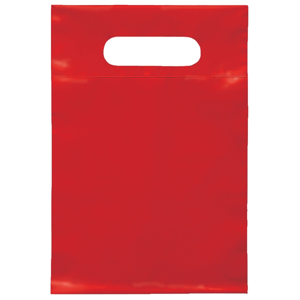 7W x 10 1/2H Die Cut Handle Bag - Flexo Ink Print - 7W x 10 1/2H Die Cut Handle Bag - Flexo Ink Print - Image 10 of 27