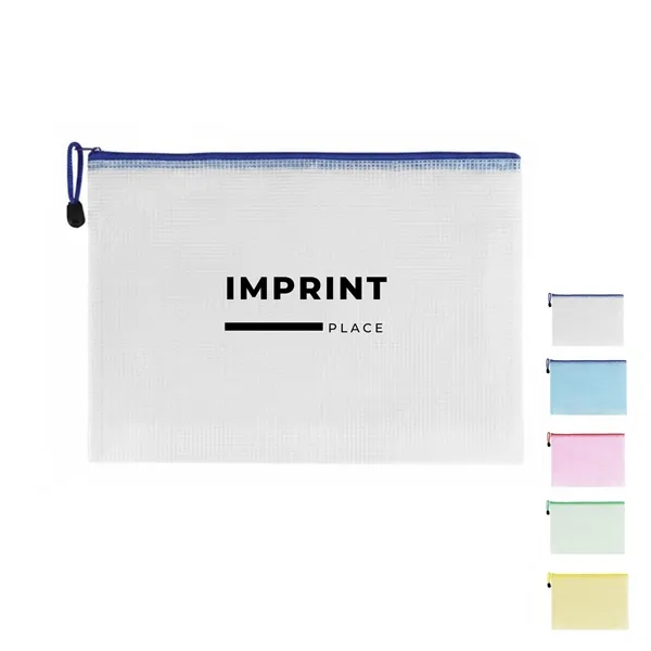 A4 Mesh Zipper Pouch - A4 Mesh Zipper Pouch - Image 0 of 6