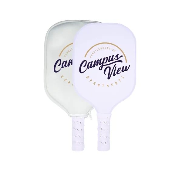 Branded Fiberglass Pickleball Paddle + Paddle Cover - Branded Fiberglass Pickleball Paddle + Paddle Cover - Image 5 of 5