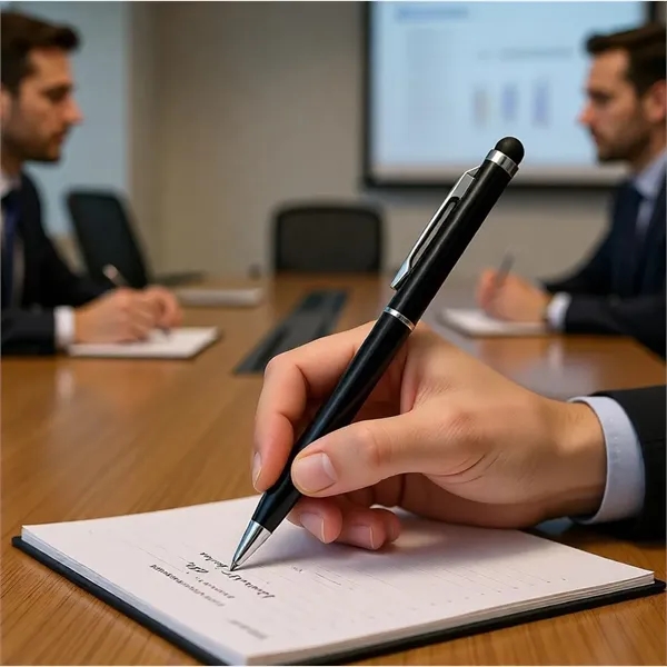 Twist Action Slim Metal Stylus Pen - Twist Action Slim Metal Stylus Pen - Image 1 of 21