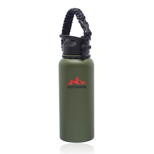 34 oz. Vulcan Stainless Steel Water Bottles with Strap - 34 oz. Vulcan Stainless Steel Water Bottles with Strap - Image 1 of 10