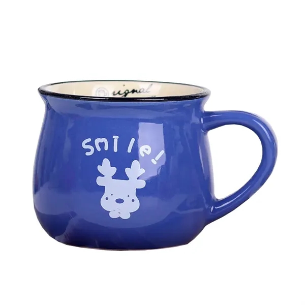 14oz Big Belly Ceramic Mugs Cups - 14oz Big Belly Ceramic Mugs Cups - Image 0 of 5