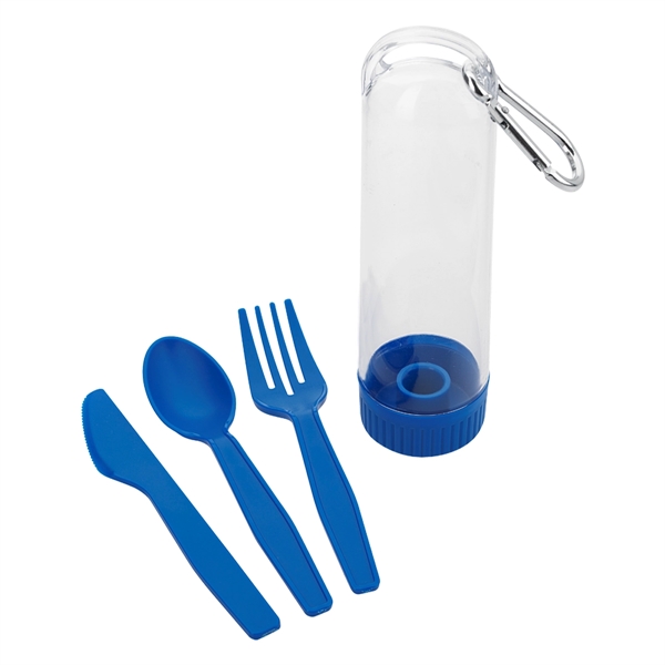 Utensil Kit With Carabiner - Utensil Kit With Carabiner - Image 2 of 9