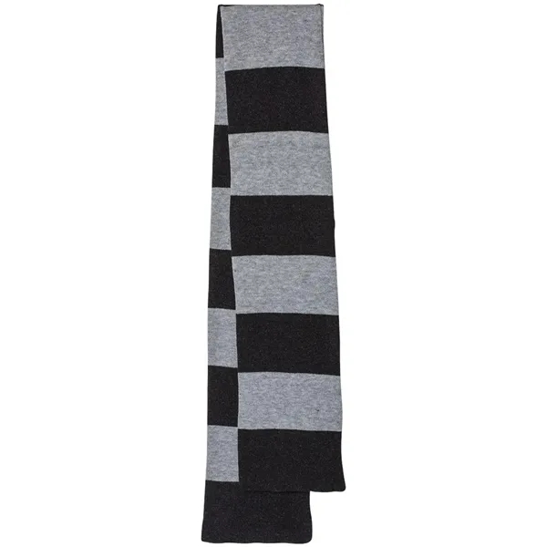 SPORTSMAN RUGBY-STRIPED KNIT SCARF - SPORTSMAN RUGBY-STRIPED KNIT SCARF - Image 1 of 10