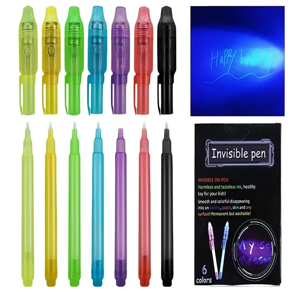Invisible Ink Pens with UV Light for Kids - Invisible Ink Pens with UV Light for Kids - Image 0 of 4