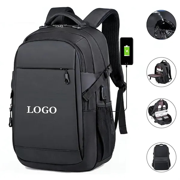 15 Inch Laptop Backpack with Charging Port