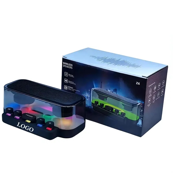 Colorful Light Bluetooth Speaker with Punk Buttons