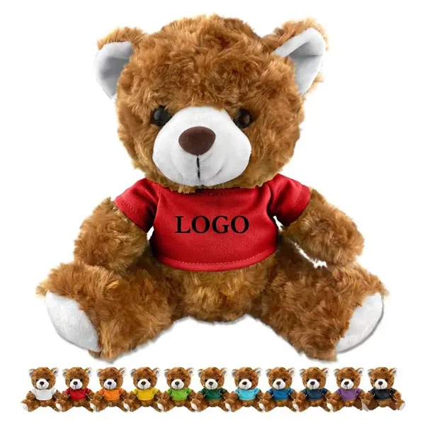 8 Inch Plush Teddy Bear with Clothes