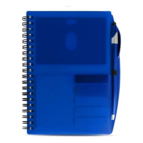 SpiralScript 5.5 x 7 Plastic Spiral Journal with Pen - SpiralScript 5.5 x 7 Plastic Spiral Journal with Pen - Image 10 of 15
