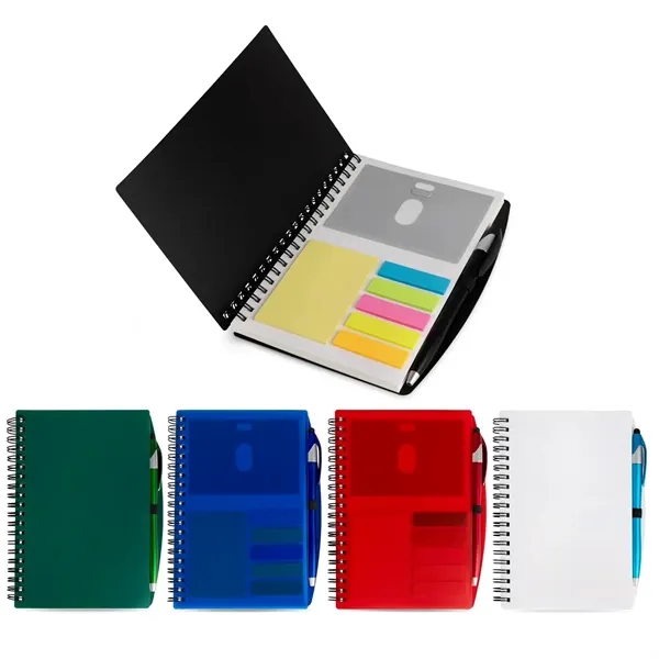 SpiralScript 5.5 x 7 Plastic Spiral Journal with Pen - SpiralScript 5.5 x 7 Plastic Spiral Journal with Pen - Image 14 of 15