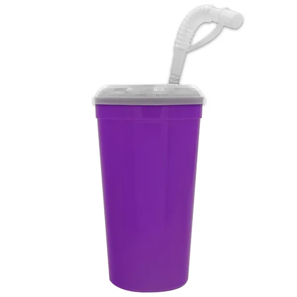 Garyline® Supersize Stadium Cup with Straw Lid - 32 oz. - Garyline® Supersize Stadium Cup with Straw Lid - 32 oz. - Image 15 of 91
