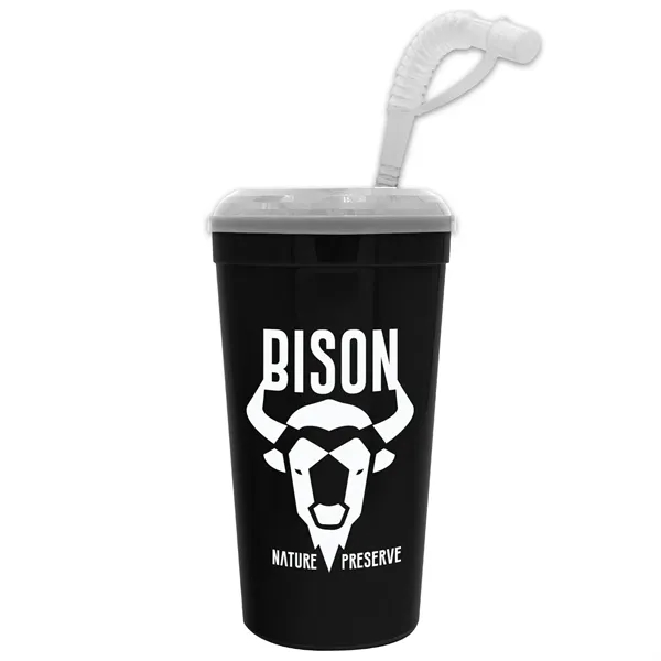 Garyline® Supersize Stadium Cup with Straw Lid - 32 oz. - Garyline® Supersize Stadium Cup with Straw Lid - 32 oz. - Image 22 of 91