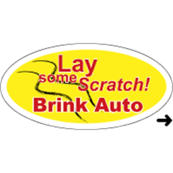 1.375" x 2.75" Oval Roll Label - 1.375" x 2.75" Oval Roll Label - Image 1 of 16