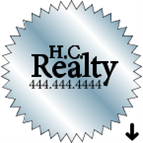 2" dia. Starburst Roll Label - 2" dia. Starburst Roll Label - Image 13 of 16