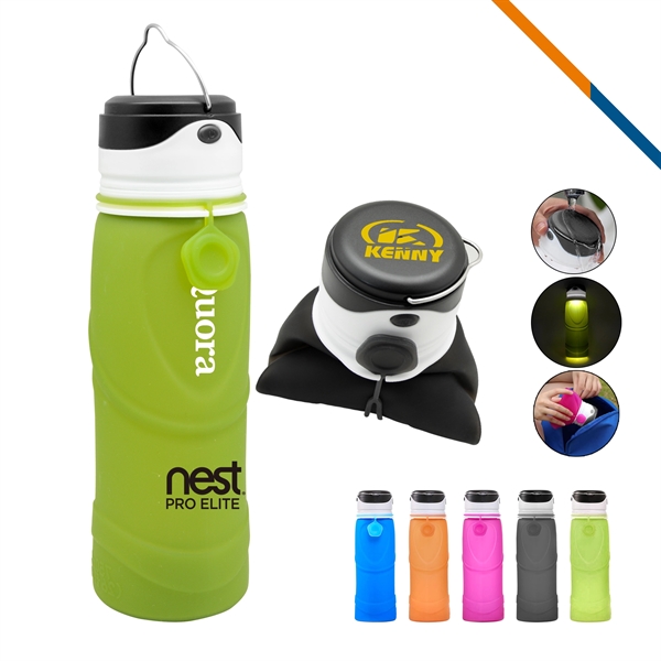 Inflame Foldable Water Bottle - Inflame Foldable Water Bottle - Image 1 of 3