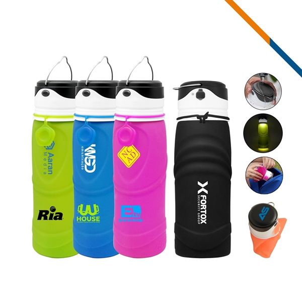 Inflame Foldable Water Bottle - Inflame Foldable Water Bottle - Image 3 of 3