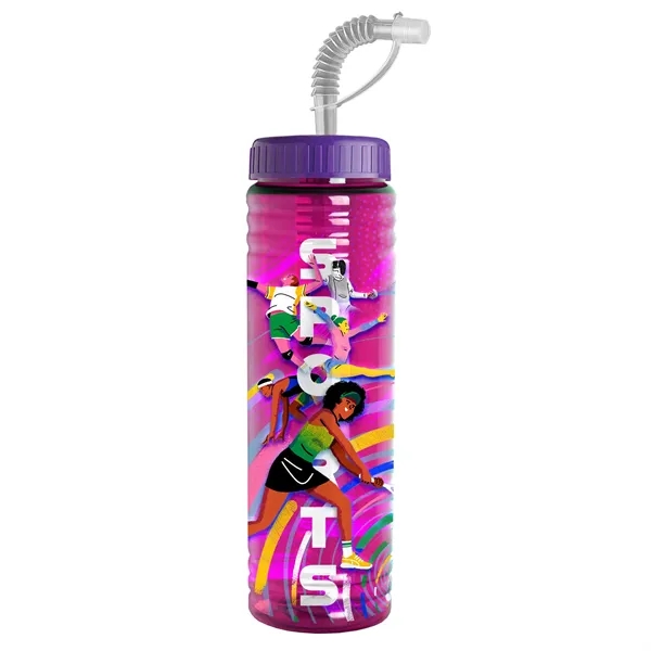 Garyline® Slim Fit Bottle with Straw Lid - 24 oz. - Garyline® Slim Fit Bottle with Straw Lid - 24 oz. - Image 149 of 247