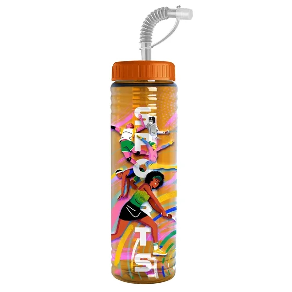 Garyline® Slim Fit Bottle with Straw Lid - 24 oz. - Garyline® Slim Fit Bottle with Straw Lid - 24 oz. - Image 173 of 247