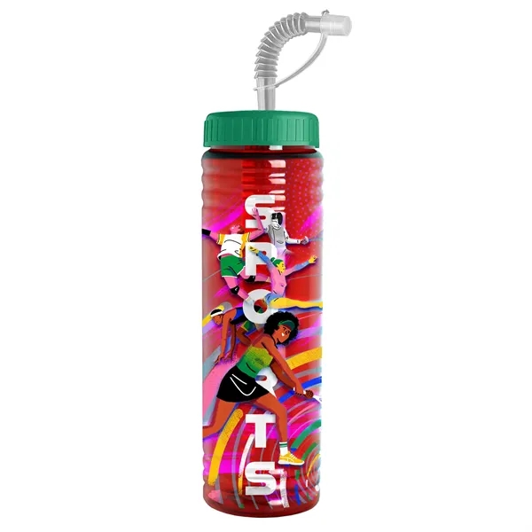 Garyline® Slim Fit Bottle with Straw Lid - 24 oz. - Garyline® Slim Fit Bottle with Straw Lid - 24 oz. - Image 195 of 247