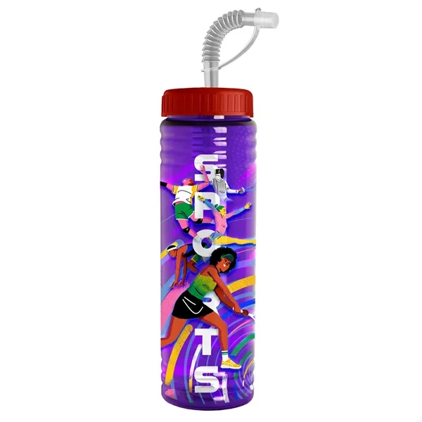 Garyline® Slim Fit Bottle with Straw Lid - 24 oz. - Garyline® Slim Fit Bottle with Straw Lid - 24 oz. - Image 207 of 247