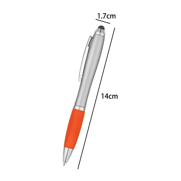 Plastic Stylus Gel Pen With Grip - Plastic Stylus Gel Pen With Grip - Image 1 of 4