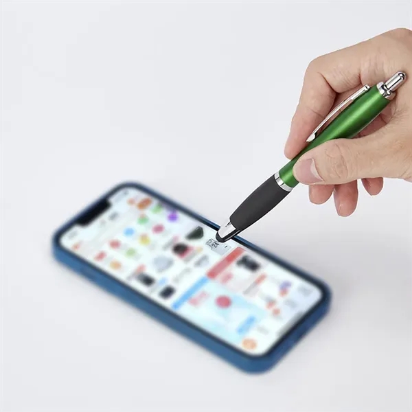 Plastic Stylus Gel Pen With Grip - Plastic Stylus Gel Pen With Grip - Image 4 of 4