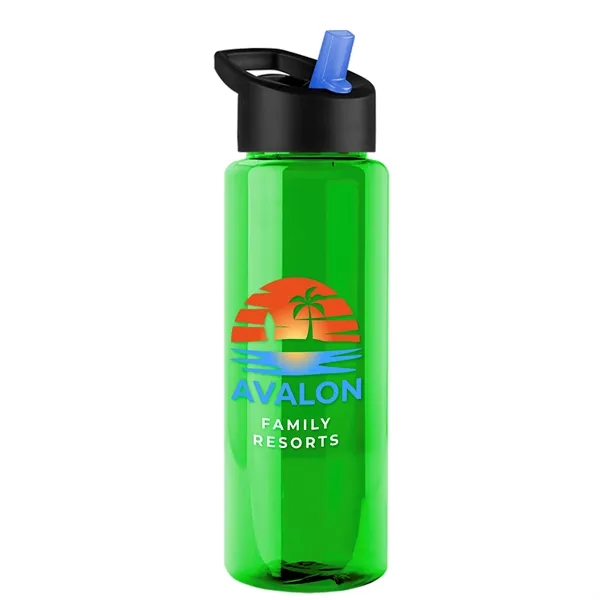 Garyline® Guzzler Bottle with Flip-Straw Lid - 32 oz. - Garyline® Guzzler Bottle with Flip-Straw Lid - 32 oz. - Image 113 of 174