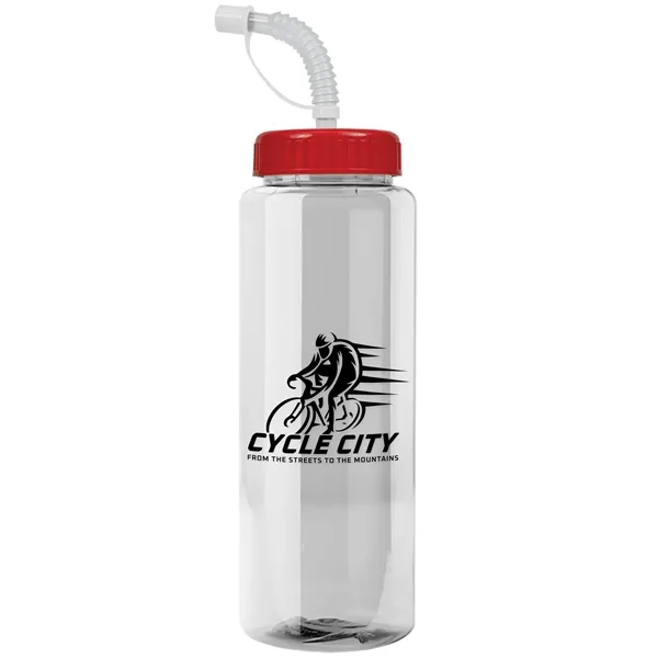 Garyline® Guzzler Bottle with Straw Lid - 32 oz. - Garyline® Guzzler Bottle with Straw Lid - 32 oz. - Image 46 of 167