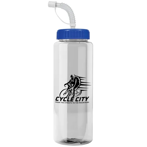 Garyline® Guzzler Bottle with Straw Lid - 32 oz. - Garyline® Guzzler Bottle with Straw Lid - 32 oz. - Image 48 of 167