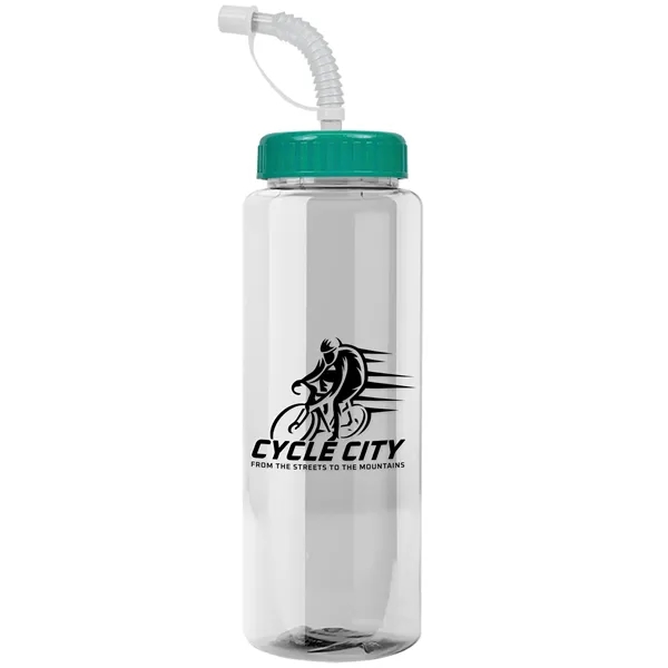 Garyline® Guzzler Bottle with Straw Lid - 32 oz. - Garyline® Guzzler Bottle with Straw Lid - 32 oz. - Image 50 of 167